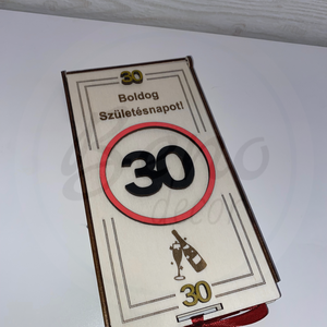 Pénz/utalványátadó doboz Születésnapra - otthon & életmód - dekoráció - asztal és polc dekoráció - díszdoboz - Meska.hu