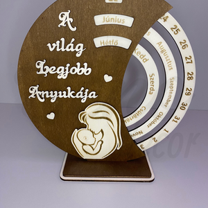 Anyák napi fa öröknaptár - otthon & életmód - dekoráció - fali és függő dekoráció - falinaptár & öröknaptár - Meska.hu