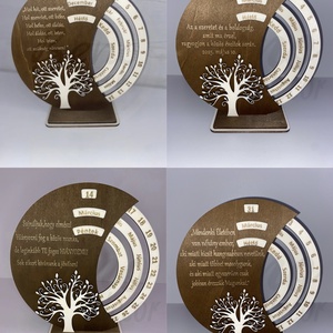 Öröknaptár - szöveggel - otthon & életmód - dekoráció - fali és függő dekoráció - falinaptár & öröknaptár - Meska.hu