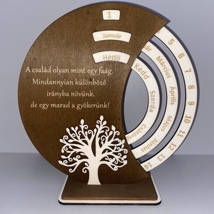 Öröknaptár - szöveggel - otthon & életmód - dekoráció - fali és függő dekoráció - falinaptár & öröknaptár - Meska.hu