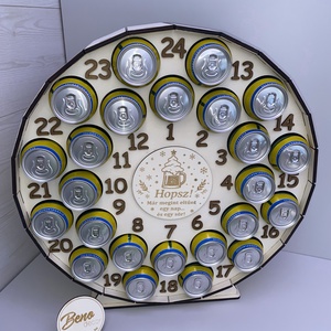 Sörös adventi naptár  24 napos sörösdoboz tartó - karácsony - adventi díszek - adventi naptár - Meska.hu