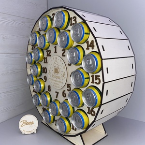 Sörös adventi naptár  24 napos sörösdoboz tartó - karácsony - adventi díszek - adventi naptár - Meska.hu