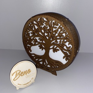 Világító életfa dekoráció - otthon & életmód - dekoráció - asztal és polc dekoráció - asztaldísz - Meska.hu