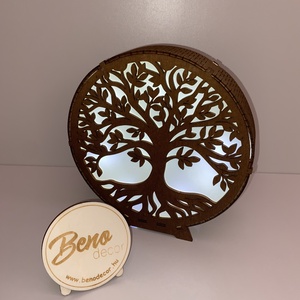 Világító életfa dekoráció - otthon & életmód - dekoráció - asztal és polc dekoráció - asztaldísz - Meska.hu