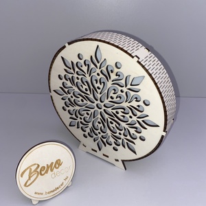 Virágmintás hangulatlámpa - otthon & életmód - dekoráció - asztal és polc dekoráció - asztaldísz - Meska.hu