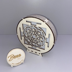 Virágmintás hangulatlámpa - LED-es dekoráció - otthon & életmód - dekoráció - asztal és polc dekoráció - asztaldísz - Meska.hu