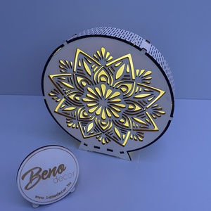 Mandala mintás fa éjjeli fény  hangulatlámpa - Meska.hu