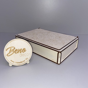 Mandala mintás fa ékszerdoboz � 6 rekeszes - ékszer - ékszertartó - ékszerdoboz - Meska.hu