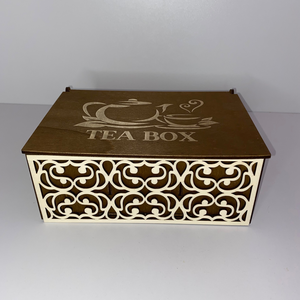 Tea Box  Elegáns Fadoboz Teafiltereknek - otthon & életmód - konyhafelszerelés, tálalás - konyhai tárolás - tea & kávé tárolás - Meska.hu
