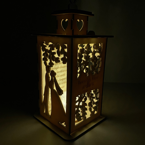 Esküvői Anyukás Lámpás  Gravírozott, LED-es Fa Dekor - otthon & életmód - lámpa - hangulatlámpa - Meska.hu