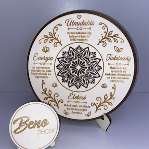 Gravírozott mandala jelentéssel - Meska.hu