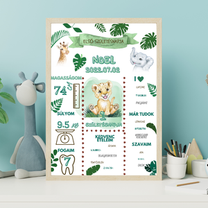 Egyedi Baba  Poszter Jungle - Meska.hu