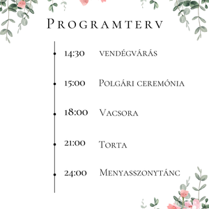 Esküvői meghívó  - művészet - grafika & illusztráció - digitális - Meska.hu