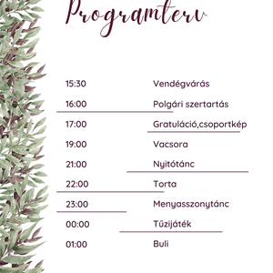 Esküvői meghívó  - művészet - grafika & illusztráció - digitális - Meska.hu