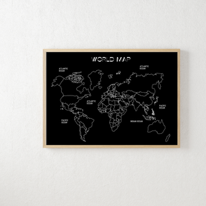 World map - Meska.hu