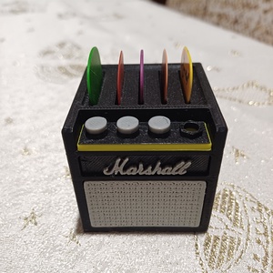 Gitár Pengető tartó - Marshall - 3D nyomtatott - akusztikus, basszus, elektromos gitár - könyv & zene - hangszer & hangszertok - Meska.hu