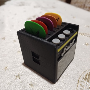 Gitár Pengető tartó - Marshall - 3D nyomtatott - akusztikus, basszus, elektromos gitár - könyv & zene - hangszer & hangszertok - Meska.hu