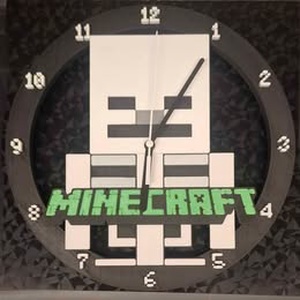 Minecraft stílusú órák - otthon & életmód - dekoráció - fali és függő dekoráció - falióra & óra - Meska.hu
