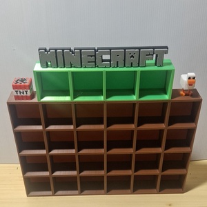 Minecraft Kinder joy funko tartó, Otthon & Életmód, Dekoráció, Asztal és polc dekoráció, Asztaldísz, , MESKA