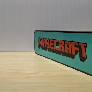 Minecraft dekor lámpa - otthon & életmód - dekoráció - asztal és polc dekoráció - asztaldísz - Meska.hu