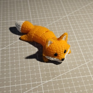 Flexi róka figura mozgatható - Meska.hu