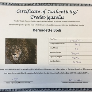 Oroszlán, Zsűrizett!! (pasztell) - művészet - festmény - pasztell - Meska.hu
