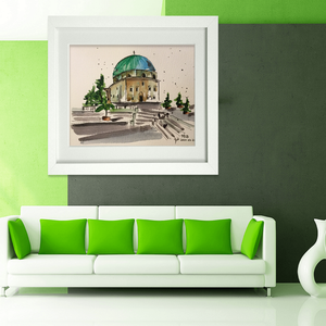 Pécs, akvarell/watercolour - művészet - festmény - akvarell - Meska.hu