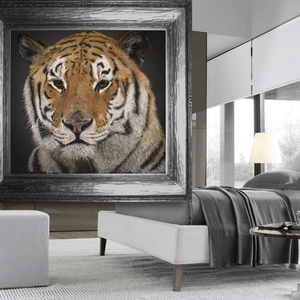 Tigris/Tiger, Zsűrizett festmény/Jury painting - művészet - festmény - pasztell - Meska.hu