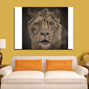 Oroszlán/Lion Zsűrizett festmény/Jury painting - művészet - festmény - pasztell - Meska.hu