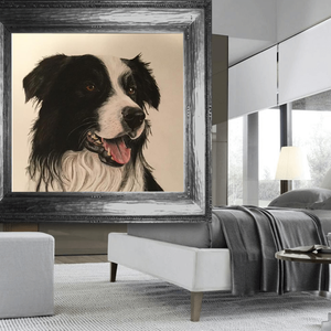 Border Collie, Zsűrizett/Jury painting - művészet - festmény - pasztell - Meska.hu