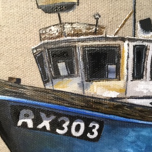 Boat - művészet - festmény - olajfestmény - Meska.hu