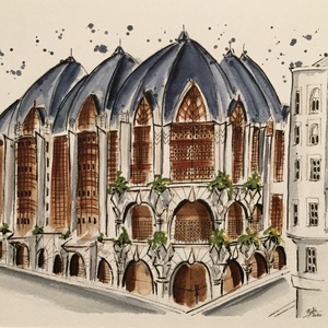 Hattyú ház, Budapest - Meska.hu