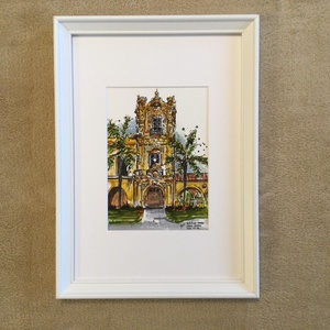 Balboa Park, San Diego - művészet - festmény - akvarell - Meska.hu