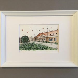 Magyar Földrajzi Múzem - művészet - festmény - akvarell - Meska.hu