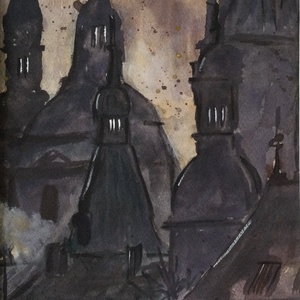 Prága, Művészet, Festmény, Akvarell, Festészet, MESKA