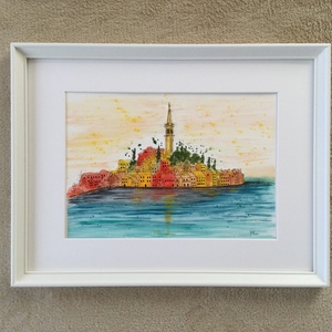Rovinj 1. - művészet - festmény - akvarell - Meska.hu