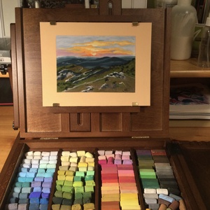 Budaörsi kopárok - művészet - festmény - pasztell - Meska.hu