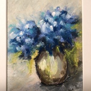 Hortenzia (Hydrangea) - művészet - festmény - akvarell - Meska.hu