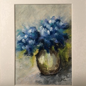 Hortenzia (Hydrangea) - művészet - festmény - akvarell - Meska.hu