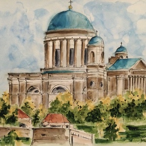 Esztergom, Művészet, Festmény, Akvarell, Festészet, Meska