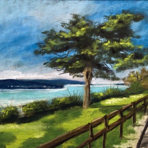 Balaton, Művészet, Festmény, Pasztell, Festészet, MESKA