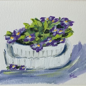 Ibolya, Művészet, Festmény, Akvarell, , MESKA