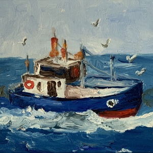 Halászhajó - Meska.hu