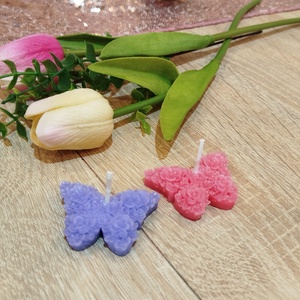 Mini pillangó alakú gyertyák, Otthon & Életmód, Gyertya, illat, aroma, Gyertya, Gyertya-, mécseskészítés, MESKA