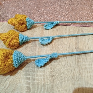 Horgolt rózsák - Meska.hu