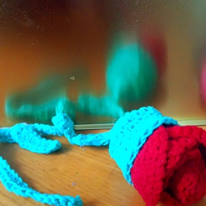 Gyönyörű piros horgolt rózsa könyvjelző - könyv & zene - könyvjelző - Meska.hu