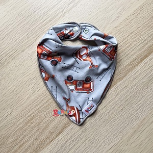 Tűzoltós nyálkendő/babakendő - Meska.hu