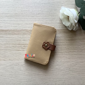 Cappucino textilbőr kártyatartó/kártyarendező, Táska & Tok, Pénztárca & Más tok, Kártyatartó & Irattartó, Varrás, MESKA