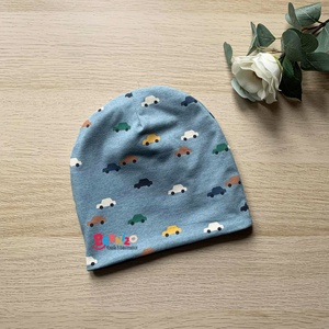 Kék színes kisautós beanie sapka, Ruha & Divat, Sál, Sapka, Kendő, Sapka, Varrás, MESKA
