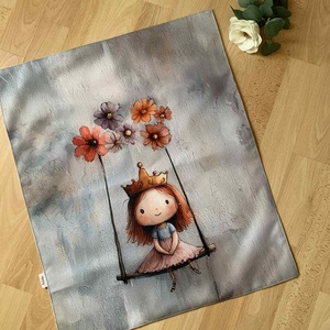 Hintázó királylány pelenkázó alátét - szépségápolás - pelenka & babaápolás - pelenkázó alátét - Meska.hu